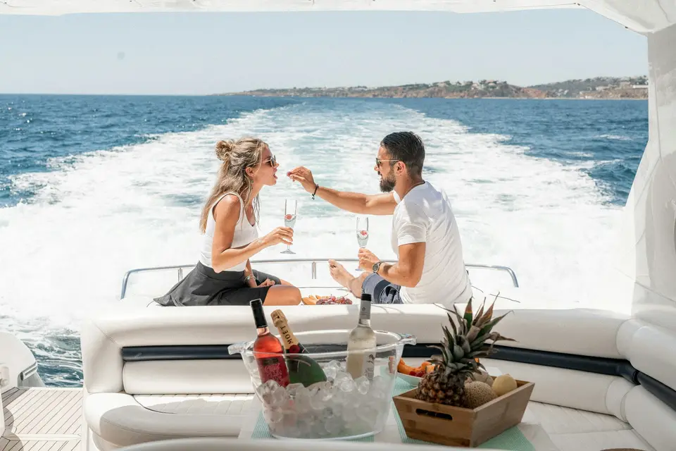 Yacht photoshoot